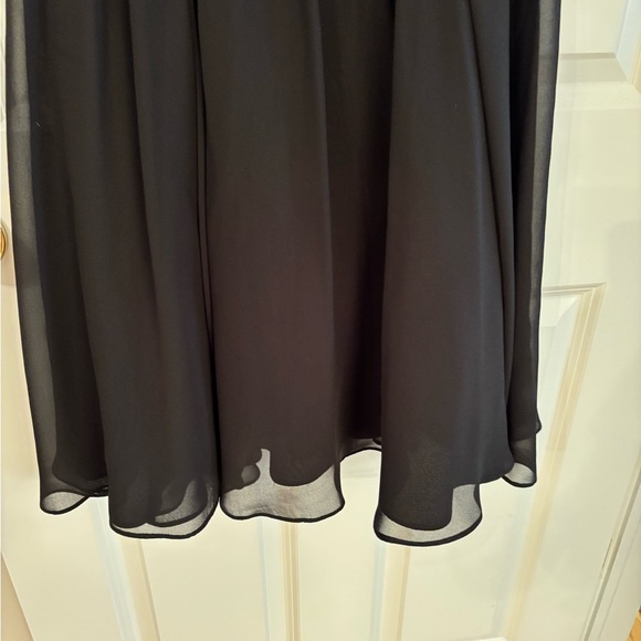 Aidan Mattox black lace cap sleeve dress, size 8 - Picture 3 of 7